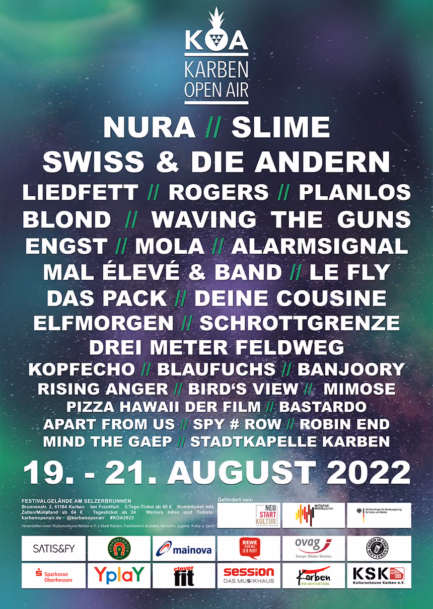 Karben Open Air 2022 Plakat